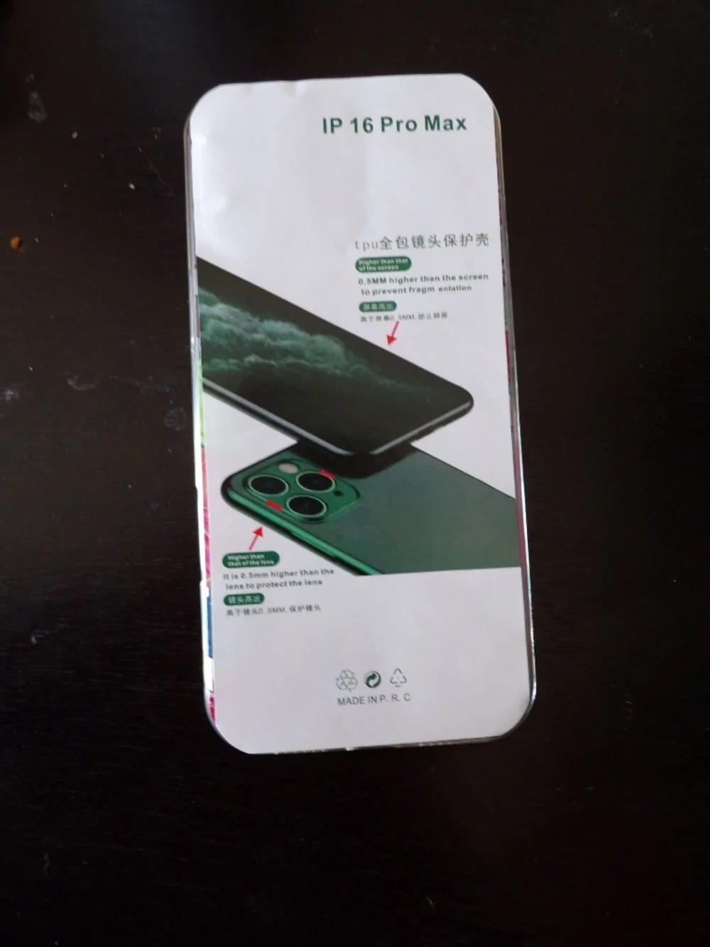 iPhone 16 Pro Max | Fruit Print Clear TPU Case